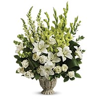 TeleflorasCloudsOfHeavenBouquetDX