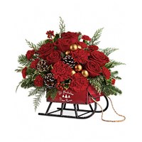 Telefloras_Vintage_Sleigh_Bouquet